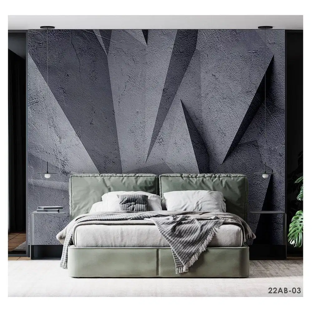 Wallpaper Dinding 3D Custom Desain Korden Gorden Vitrase