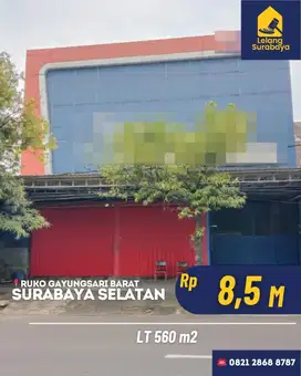 Ruko Surabaya  Nol Jalan Gayungsari Barat