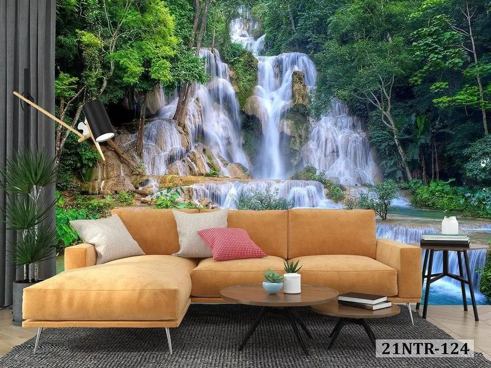 Wallpaper Dinding 3D Custom Desain Korden Gorden Vitrase