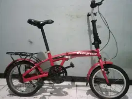 Dijual sepeda lipat EVERGREEN masih bagus batangan aman tinggal pakai