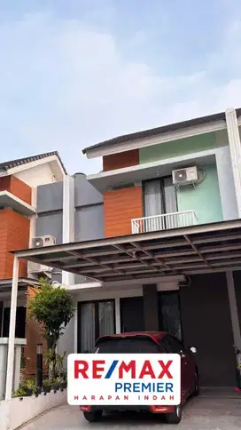 Dijual Cepat Rumah 2 LT semi Furnished  Cluster Leavesh Harapan Indah