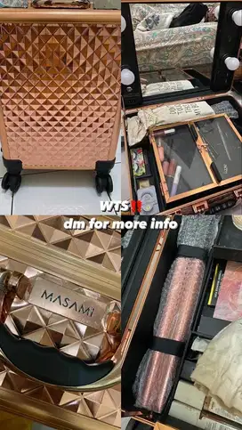 BEAUTY CASE MASAMI DIAMOND ROSEGOLD