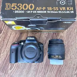 Nikon D5300 Kit 18-55mm – DSLR Fullset Mulus, Siap Pakai!