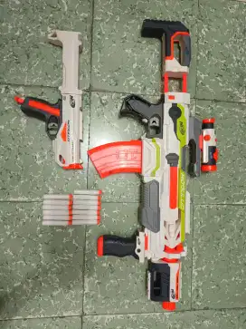 Nerf Modulus ECS-10 + Nerf Modulus Barrelstrike