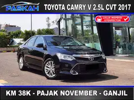 Km=38rb GANJIL Bunga=5,5% PAJAK=November Toyota Camry 2.5 V 2017 Yopi