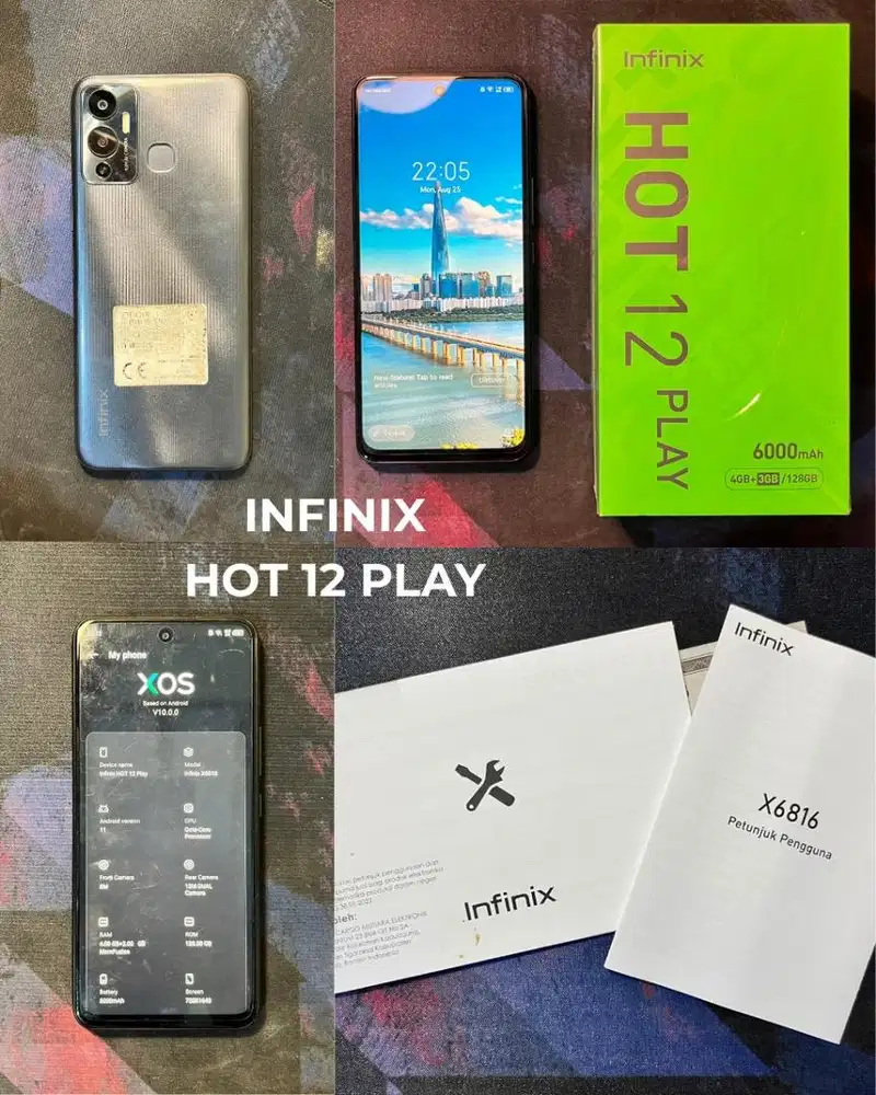 Infinix Hot 12 Play – 4GB RAM / 128GB Storage