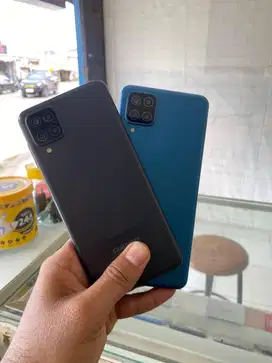 Samsung A12 4/128 lengkap batre tahan batre badak