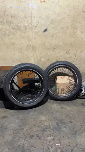 Wheelset supermoto TK japan,BATTLAX S22 Tanpa tromol