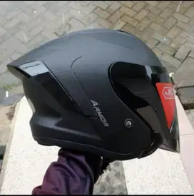 Helm JS Armor ukuran L Hitam Doff