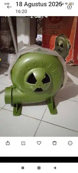 Dijual electric blower ATS, blower keong. Ukuran 3 inch
