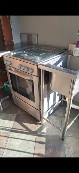 JUAL OVEN, BAKSINK, MEJA STAINLESTEEL