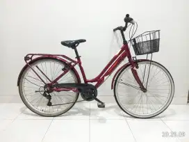 sepeda keranjang Polygon Sierra lite ukuran 26 frame alloy