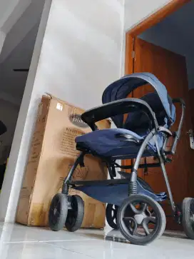 Stroller Pliko B/S 387 STREAM – Kondisi Mulus + Kardus Asli