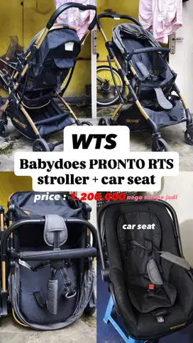BABYDOES PRONTO RTS Stroller + Car seat