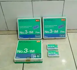 MAX Staples, Isi Staples No 3 Isi 20 Boxs