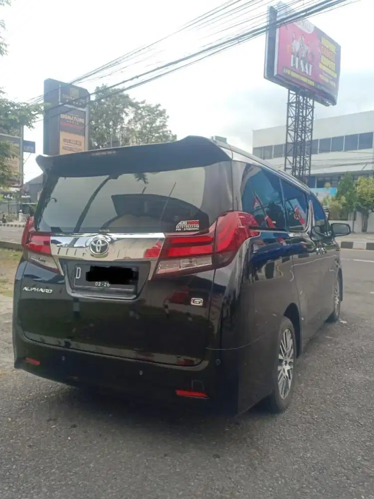 Alphard G 2015 harga cash
