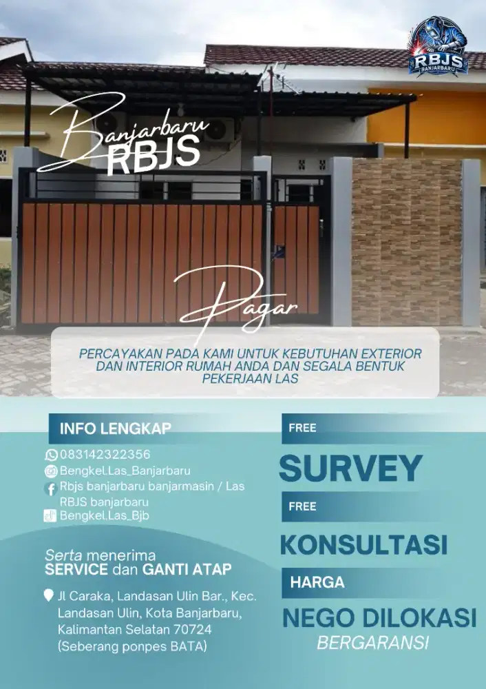 Pagar Custom, Desain Sesuai Keinginan Anda