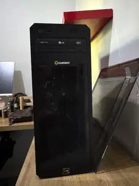 Jual PC Gaming & Editing Ryzen 5 2400G + RX 570 8GB + SSD NVMe Baru