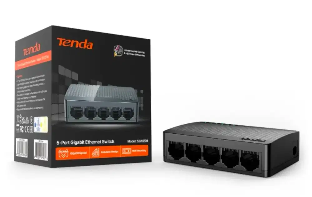 Switch Hub Tenda 5 Port Gigabit SG105