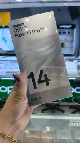 Oppo Reno 14pro new garansi resmi 12/512gb