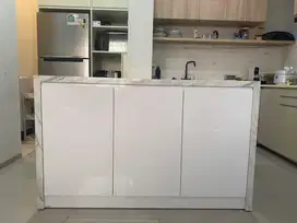 Meja Makan / Kitchen Island + 2 Kursi Bar IKEA