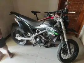 kawasi KLX BF 150cc lengkap pajak panjang low KM