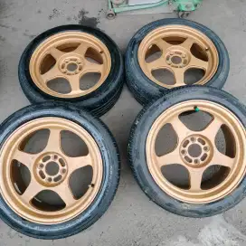 Velg Evo regamaster ring 16 pcd 4x100 ban 195/50 R16 4pcs