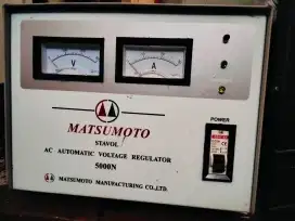 Dijual Second Stavol 5000 Watt Merk Matsumoto