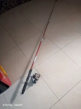 Joran dan real pancing siap pakai