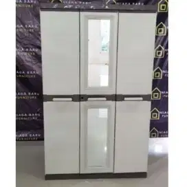 Lemari plastik akako 3 pintu