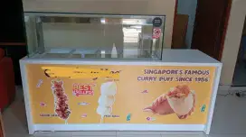 Etalase display makanan +penghangat