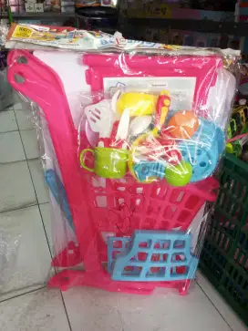 Mainan Anak Troli Belanja Dorong Jumbo