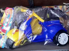 PROMO Mainan Anak Vespa Naik Helm