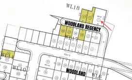 DIJUAL Kavling siap Bangun Citraland Woodland bentuk Kotak hadap selat