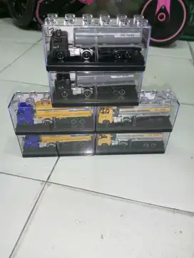 Mainan Anak Diecast Truk Tangki Akrilik