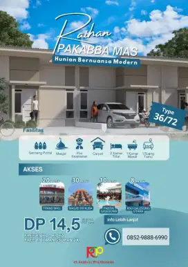 Perumahan Raihan Pakkaba Mas - Rumah Subsidi Murah