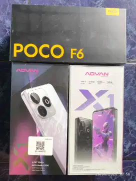 Hape baru segel Advan X1 ram 8GB rom 128GB helio G100