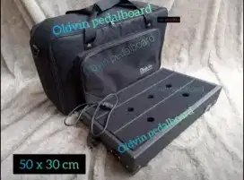 Pedalboard Efek Gitar plus Gigbag