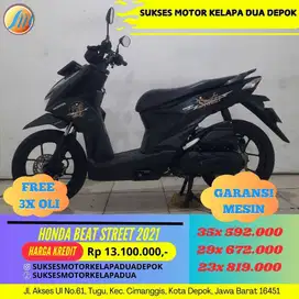 HONDA BEAT STREET 2021 CASH/KREDIT DP MURAH SYARAT MUDAH