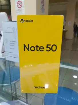 Realme Note 50 hitam malam 8/128 garansi resmi 1 Tahun