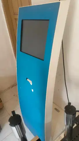 Mesin antrian Digital ex Bank pakai monitor layar sentuh 17inc.printer