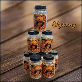 Terasi udang dan bawang goreng
