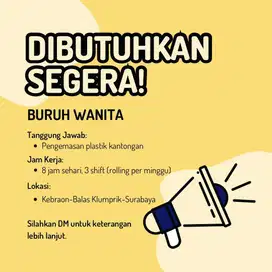 Operator Mesin Potong