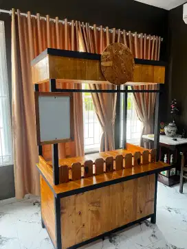 Gerobak kayu utk jualan