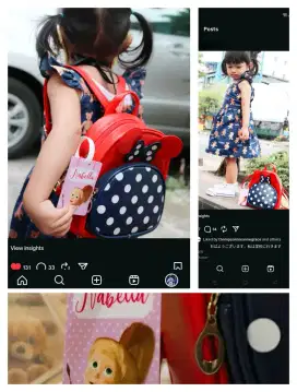 TAS ANAK LUCU MICKEY IMPORT