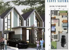RUMAH 1 LANTAI MODERN EKSKLUSIF 3KT DI ARYANA KARAWACI