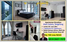 VRO0001 - Apartemen 1BR, Semi Furnish, Brooklyn Alsut, Kota Tangerang