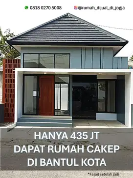 Rumah dekat Kantor Bupati Bantul di Ringinharjo Proses Bangun