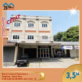 DIJUAL Ruko 3,5 Lantai di Taman Surya 3 (ada 2 Unit) Jakarta Barat -SS