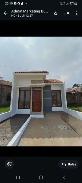 Di jual Rumah siap huni bebas banjir